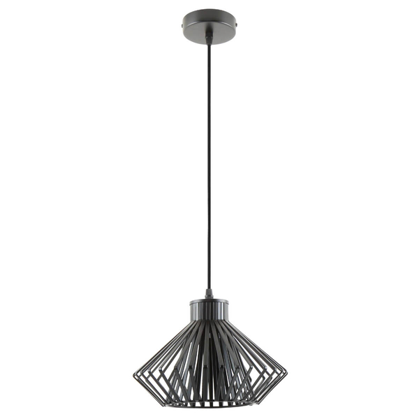 Metalowa lampa zwisowa do salonu Dolia A8080-BK Zumaline czarna