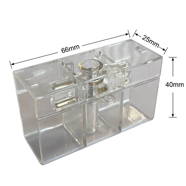 Łącznik do lamp Geometric LP-0109 łącznik I Light Prestige przezroczysty