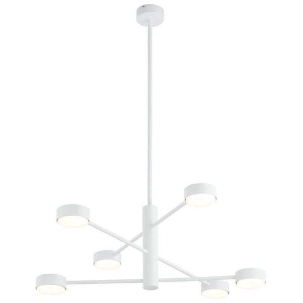 Loftowa LAMPA sufitowa ORBIT 7942 Nowodvorski regulowane pręty sticks molekuły do sypialni białe