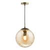 Okrągła wisząca lampa Ripple SP70-RIP8820 kula szampańska brąz