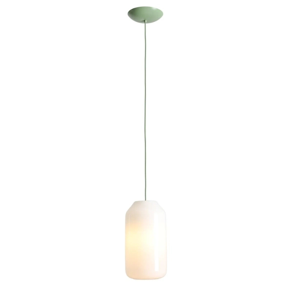 Wisząca lampa szałwiowa FLASK ze szkła 1xE27 do jadalni 8500G32_M