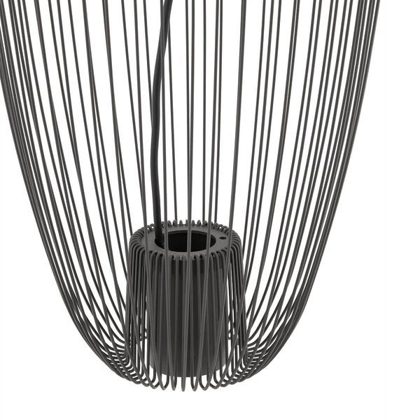 Druciana lampa wisząca Pumpkin 11243 Nowodvorski cage ciemny szary