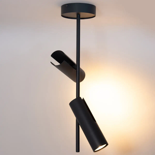 Podwójny plafon do jadalni Leda 2 41151 regulowane tubki grafitowe