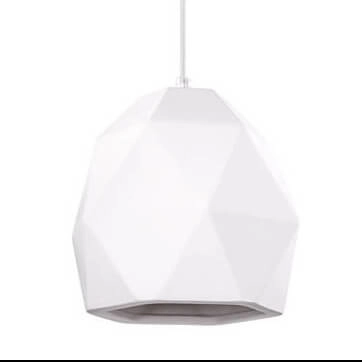 Wisząca lampa Mint SL.1251 geometryczna nad stół biała