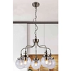 Wisząca lampa BALLET 35-70876 industrialna kule na łańcuchu przezroczysty