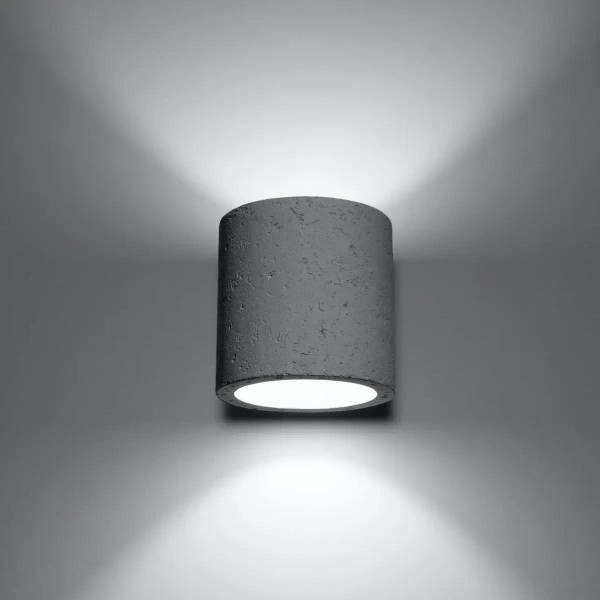 Kinkiet LAMPA ścienna SL.0486 betonowa OPRAWA tuba okrągła beton OUTLET