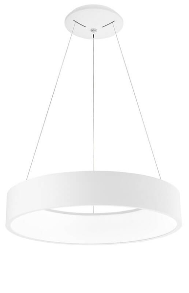 Minimalistyczna lampa wisząca Tome Smart LED 42W 3000K biała