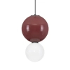 Lampa wisząca kulista do salonu JORELIA LE45247 LED 7W 3000K czerwona biała