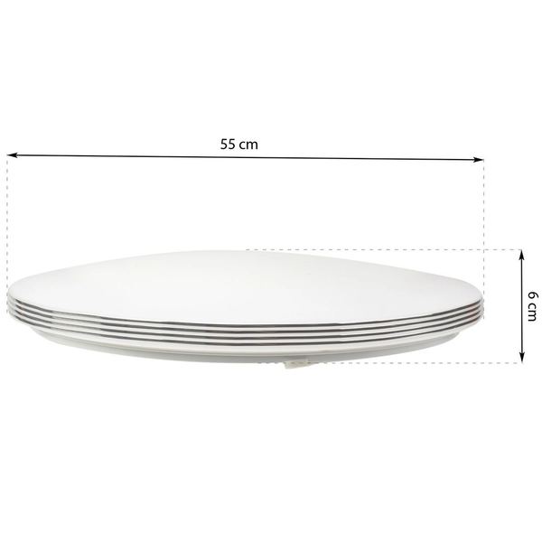 Plafon LAMPA sufitowa SIENA ML263 Milagro okrągła OPRAWA LED 72W 3000-6000K z pilotem biały