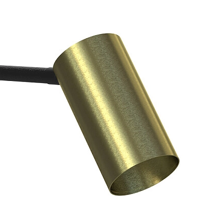 Lampka z regulacją Mono 7710 stojąca lampa czarna do gabinetu