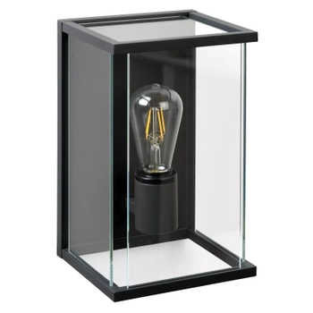 Balkonowa lampa na ścianę CLAIRE 27883/01/30 Lucide IP54 szklana antracyt
