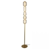 Podłogowa ledowa lampa 23063 LED 17W 3000K szklane kule złoty