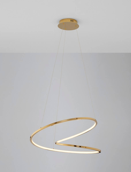 Stylowa lampa wisząca CELAYA LE42761 nad stół LED 40W 3000K złota