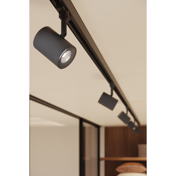 Trójfazowa lampa do szynoprzewodów sufitowa OSSI MYL.00077 tubka czarna