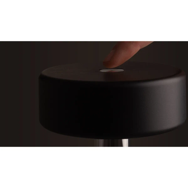 Szklana lampa nocna AI Colaboration MOD229TL-L3B3K1 LED 3W 2200-4000K czarna