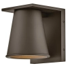 Lampa ścienna na balkon Hans HK-HANS-S-ABZ tuba stożek IP44 brązowy