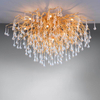 Sufitowa lampa nowoczesna Icicle do przedpokoju mosiądz