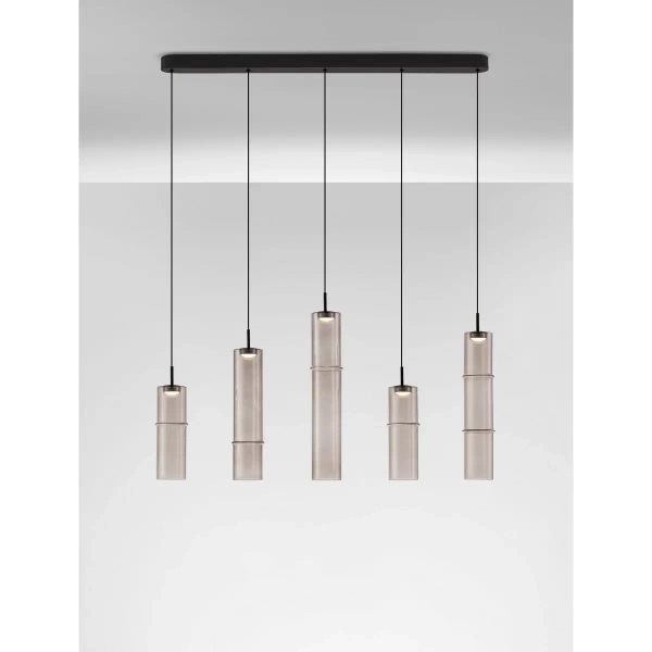 Eleganckie zwisające tubki SARTANO LE45165 LED 18W 3000K mokka