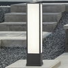 Ogrodowa LAMPA stojąca ATHIE DL142526260 Trio metalowa OPRAWA outdoor LED 15W 3000K słupek IP54 grafitowy