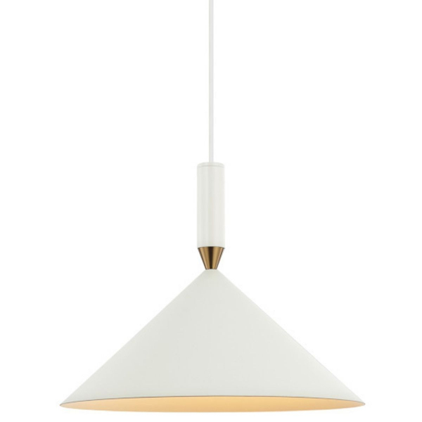 Metalowa lampa wisząca Drello PND-541101-W Italux do salonu biała
