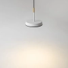 Minimalistyczna wisząca lampa El MOD041PL-L15WG3K LED 12W 3000K biała