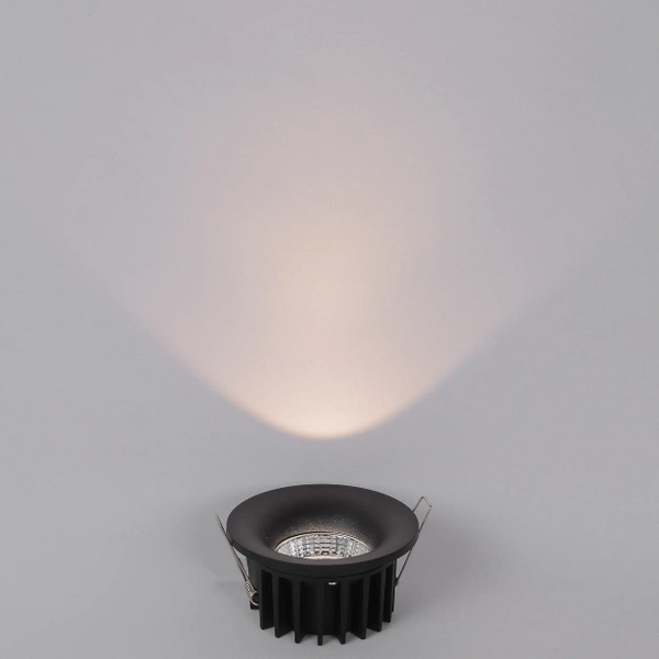 Lampa podtynkowa Cirro RL0104-CCT-BK Yaskr LED 9W 3000-4000K sufit czarna