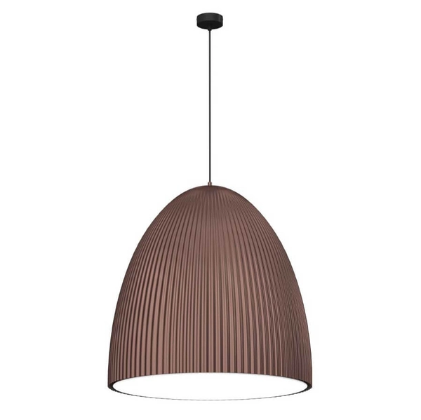 Regulowana lampa zwisowa Gandra 5040+5055 Shilo do jadalni brązowa