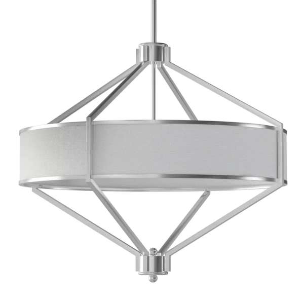 Żyrandol diament Zundo Satin Nikiel 60 OR85822 okrągły nikiel