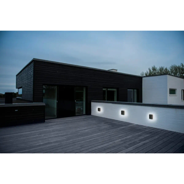 Elewacyjna lampa kwadratowa ARTEGO 46951003 LED 7,2W 3000K IP54 czarny