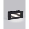 Zewnętrzny led ścienny SORELIO LE75315 LED 4W 3000K IP65 czarny