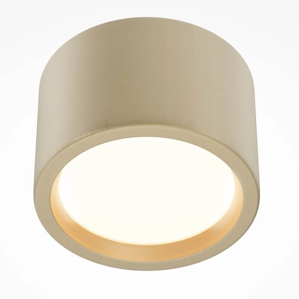 Nasufitowa lampa Hydra C090CL-10W3K-MG Maytoni LED 10W 3000K IP44 krążek złota