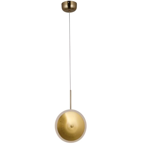 Wisząca lampa nowoczesna CGBING40 talerz LED 5W mosiądz