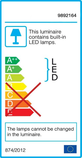Wisząca LAMPA ring COLON LE41608 Luces Exclusivas metalowa OPRAWA pierścień ZWIS LED 21W 3000K okrągy czarny