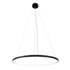 Czarna lampa wisząca Agari LED 51W 4000K pierścień do kuchni