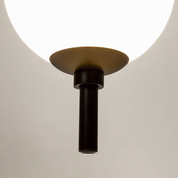 Lampa wisząca The Sixth Sense Z020PL-L6B3K LED 7W 3000K kula czarna biała