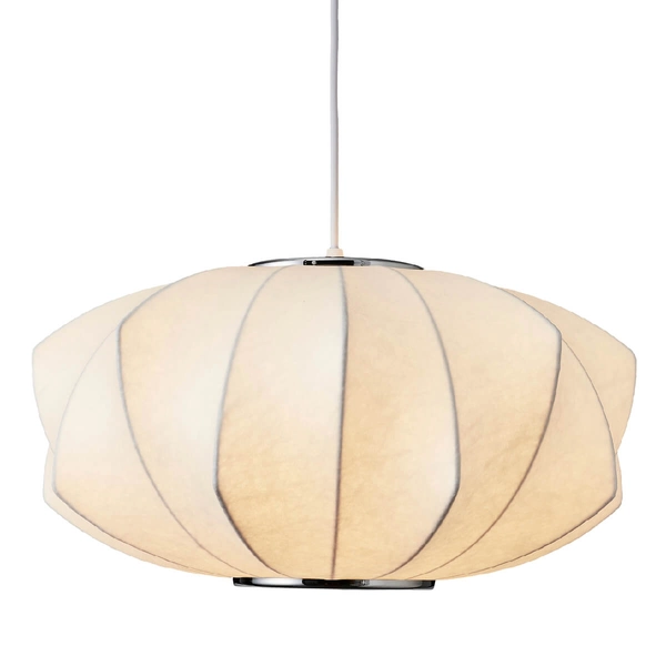 Lampa wisząca nad stół SILK ST-2331-45 Step Into Design materiałowa biała