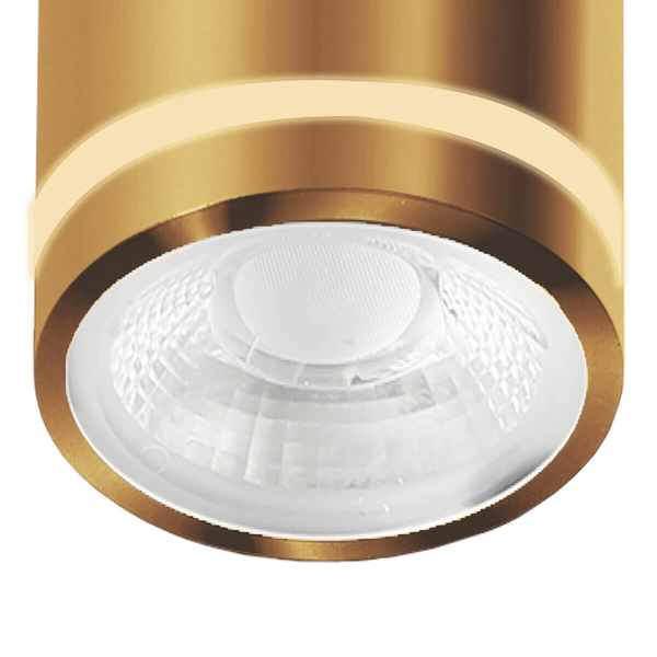 Sufitowa lampa tuba VICI AZ6041 LED 12W 3000-6000K IP44 do łazienki złoty
