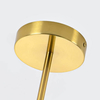 Loftowa LAMPA sufitowa DORADO LP-002/6P Light Prestige metalowa OPRAWA szklane kule plafon molekuły złote białe
