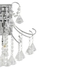 Glamour LAMPA kinkiet 6248/1 8C Elem ścienna OPRAWA szklana z kryształkami crystals chrom przezroczysta