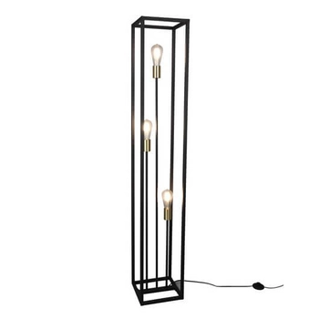 Stojąca lampa metalowa VITO R40193032 loft metalowa czarna