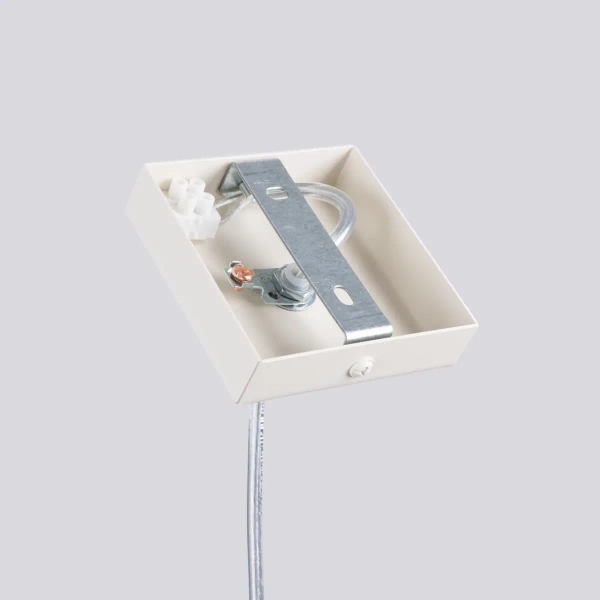 Podłużna lampa wisząca LAGOS SL.1479 tuba ryflowana beżowa