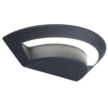 Zewnętrzna LAMPA ścienna GHOST 5188003118 Lutec metalowa OPRAWA kinkiet LED 7W 4000K ogrodowa IP54 szara