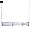 Podłużna wisząca lampa Aeris LP-2137/3L TR LED 40W CCT przezroczysta