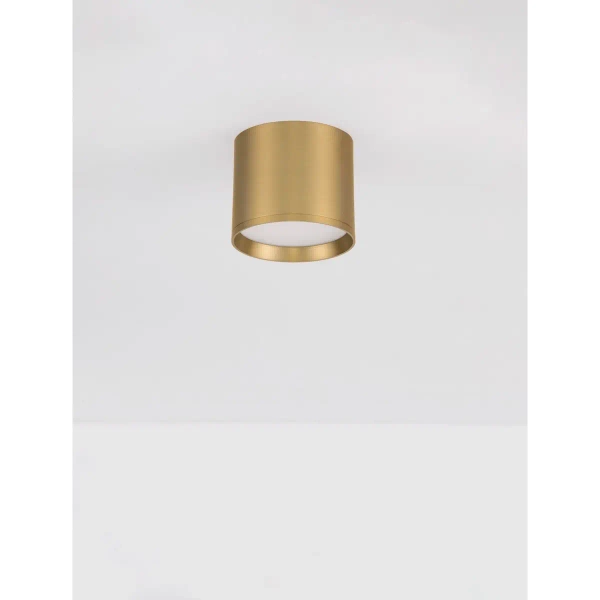 Nowoczesna tubka sufitowa RINVELA LE45503 LED 10W 3000K złota