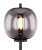 Stojąca lampa Blacky 15345T do sypialni czarna przydymiona