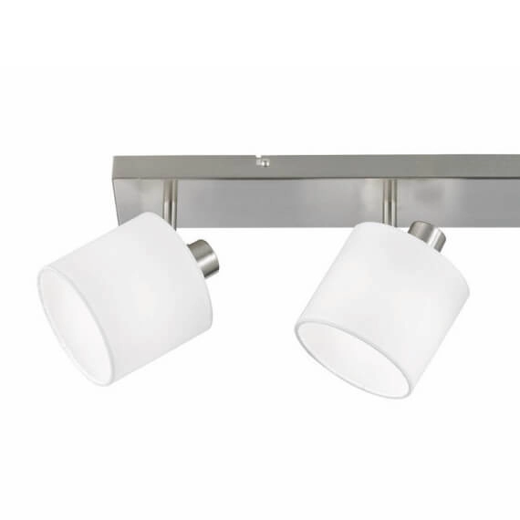 Lampa sufitowa z regulacją Tommy R80334001 abażurowa srebrny biały