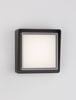 Elewacyjna lampa kwadratowa PAPANTLA LE71516 LED 10W 3000K grafitowa
