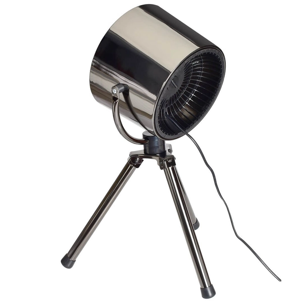 Metalowy wentylator stojący MLW542 Milagro z wtyczką srebrny