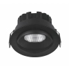 Wpuszczane oczko sufitowe MALLORCA czarne LE61579 LED 12W 3000K IP65 na taras