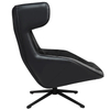 Welurowy fotel obrotowy Vita Velvet MSE011000309.41 czarny